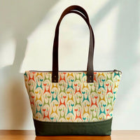 Zip Top Tote